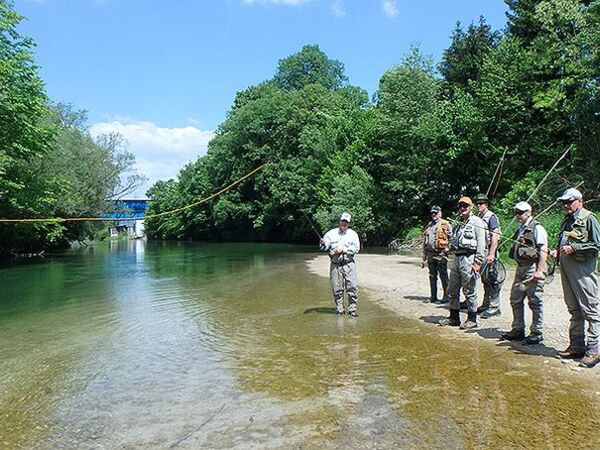 Fly casting courses Günter Feuerstein
