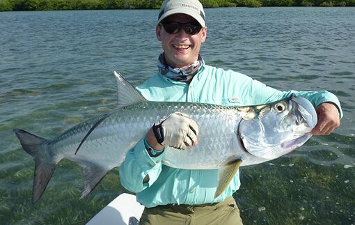 Bruno mit seinem ersten Tarpon