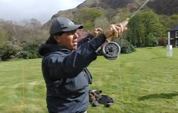 Guenter Feuerstein teaching the backhand high hauling technique