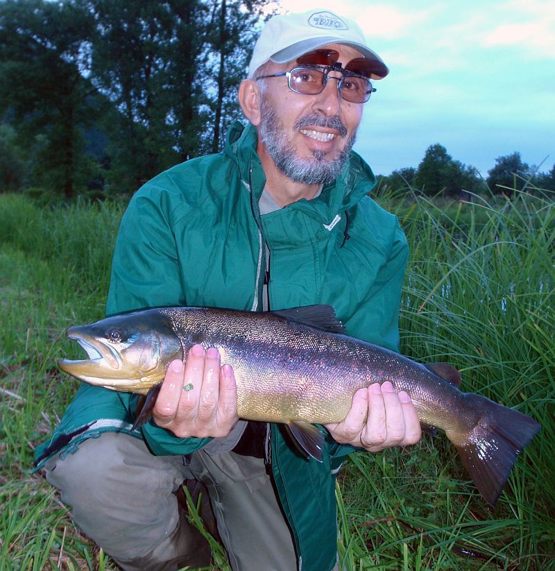 Milan Kupresanin with Gacka trout