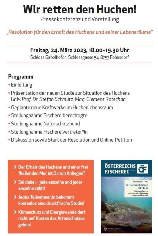 Huchen Infoveranstaltung